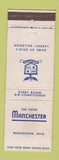 Matchbook Cover - Hotel Manchester Middletown OH  WEAR