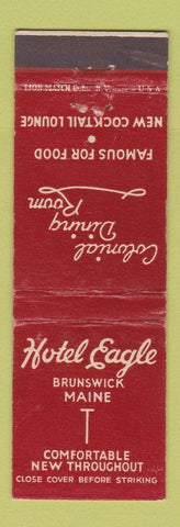 Matchbook Cover - Hotel Eagle Brunswick ME