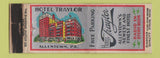 Matchbook Cover - Hotel Traylor Allentown PA DQ WEAR