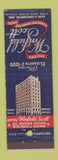Matchbook Cover - Hotel Winfield Scott Elizabeth NJ