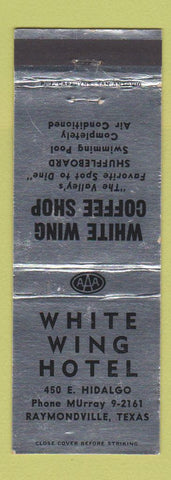 Matchbook Cover - White Wing Hotel Raymondville TX