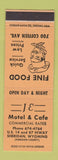 Matchbook Cover - JE Motel Cafe Sheridan WY