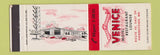 Matchbook Cover - Venice Motel Restaurant Hagerstown MD