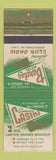 Matchbook Cover - Barclay Hotel Casino Toronto ON Windsor