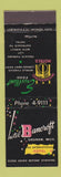 Matchbook Cover - Hotel Bancroft Saginaw MI