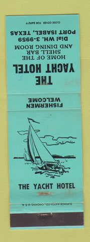 Matchbook Cover - Yacht Hotel Port Isabel TX WEAR TEAL