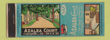 Matchbook Cover - Azalea Court Motel Lafayette LA