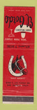 Matchbook Cover - Jerry Wilson's El Gordo San Gabriel CA