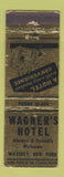 Matchbook Cover - Wagner's Hotel Waverly NY WEAR