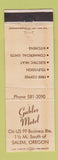Matchbook Cover - Gables Motel Salem OR WEAR