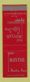 Matchbook Cover - Hotel Maytag Newton IA