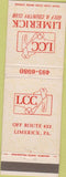 Matchbook Cover - Limerick Country Club PA