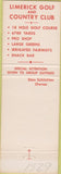 Matchbook Cover - Limerick Country Club PA