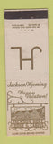 Matchbook Cover - Jackson Hole Lodge Cabins WY