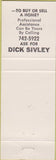 Matchbook Cover - Harold Olson Realtor Marysville CA pink