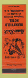 Matchbook Cover - Derryfield Hotel Manchester NH girlie