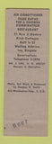 Matchbook Cover - Siesta Motor Court Charlottesville VA Full Length