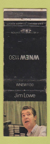 Matchbook Cover - WNEW Radio Jim Lowe New York City Palisades Park WEAR