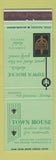 Matchbook Cover - Town House Hotels Houston TX Lafayette New Orleans LA