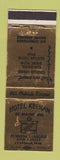 Matchbook Cover - Hotel Keenan Fort Wayne IN WEAR