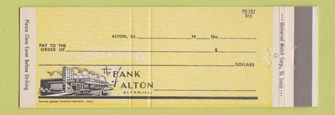 Matchbook Cover - Bank of Alton IL Full Length