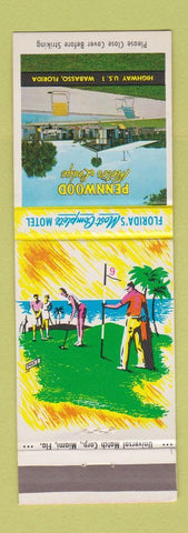 Matchbook Cover - Pennwood Motor Lodge Wabasso FL