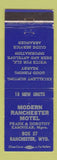 Matchbook Cover - Modern Ranchester Motel Ranchester WY