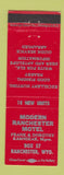 Matchbook Cover - Modern Ranchester Motel Ranchester WY