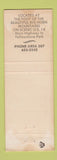 Matchbook Cover - Modern Ranchester Motel Ranchester WY