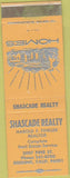 Matchbook Cover - Shascade Realty Redding CA peach