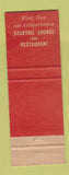 Matchbook Cover - Hotel Plaza Washington DC
