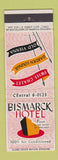 Matchbook Cover - Bismarck Hotel Chicago IL