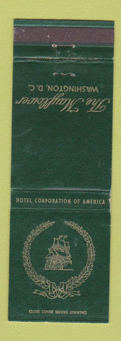 Matchbook Cover - Mayflower Hotel Washington DC