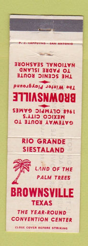 Matchbook Cover - Brownsville TX Tourism WEAR