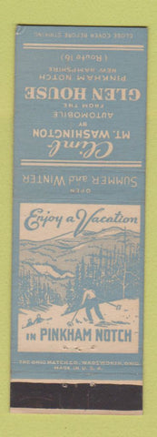 Matchbook Cover - Glen House Pinkham Notch NH