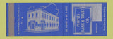 Matchbook Cover - Peoples Bank and Trust Van Buren AR