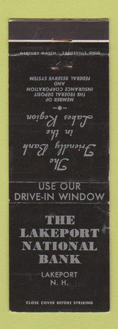 Matchbook Cover - Lakeport National Bank Lakeport NH WEAR