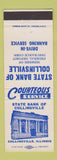 Matchbook Cover - State Bank of Collinsville IL