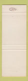 Matchbook Cover - State Bank of Collinsville IL