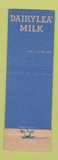 Matchbook Cover - Dairlea Dairy Inspected Protected Milk