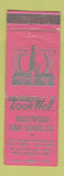 Matchbook Cover - Hollywood Hair Goods Hollywood CA salon?