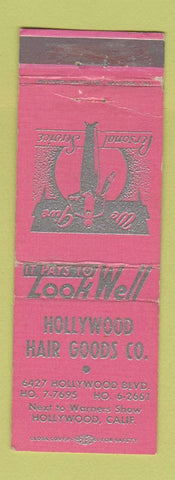 Matchbook Cover - Hollywood Hair Goods Hollywood CA salon?