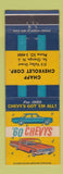 Matchbook Cover - Chapp Chevrolet 1960 South Orange NJ