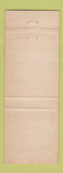 Matchbook Cover - Chapp Chevrolet 1960 South Orange NJ