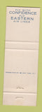 Matchbook Cover - Eastern Airlines Cities oil gas WEAR
