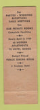 Matchbook Cover - Oak Park Arms Oak Park IL