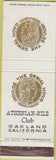 Matchbook Cover - Athenian Nile Club Oakland CA