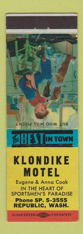 Matchbook Cover - Klondike Motel Republic WA