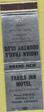 Matchbook Cover - Indian Trails Country Club Beemer NE motel