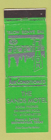 Matchbook Cover - The Sands Motel Brownsville TX